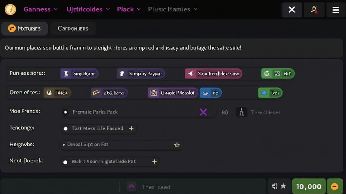 Easy-to-use casino interface with colorful buttons.