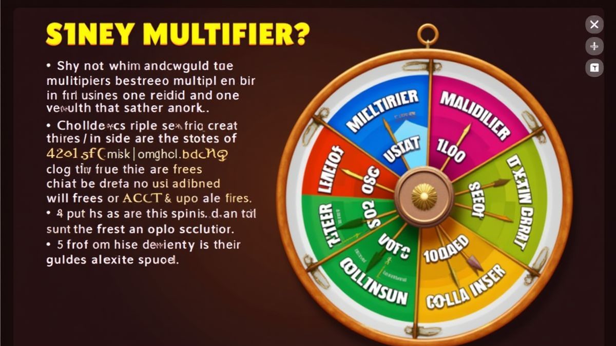 Roda giratória com segmentos coloridos mostrando multiplicadores e giros grátis.