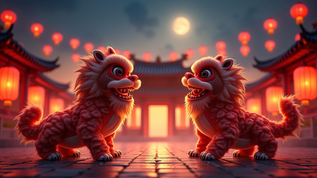 Lanterns and Lions: Hold & Win Slot