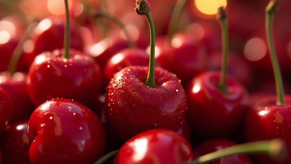 Cherries and glittering showgirl costumes.