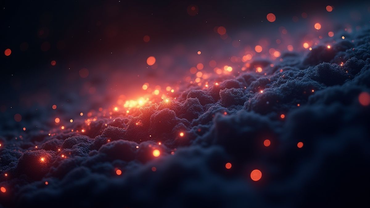 Glowing multipliers floating in space with a cosmic backdrop