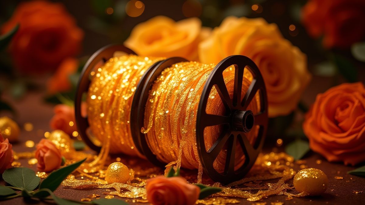 Golden roses shining on the reels of Lucky Tango Slot.