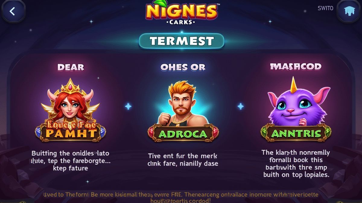 Interface facile à utiliser d'un jeu de slot sur le thème magique.