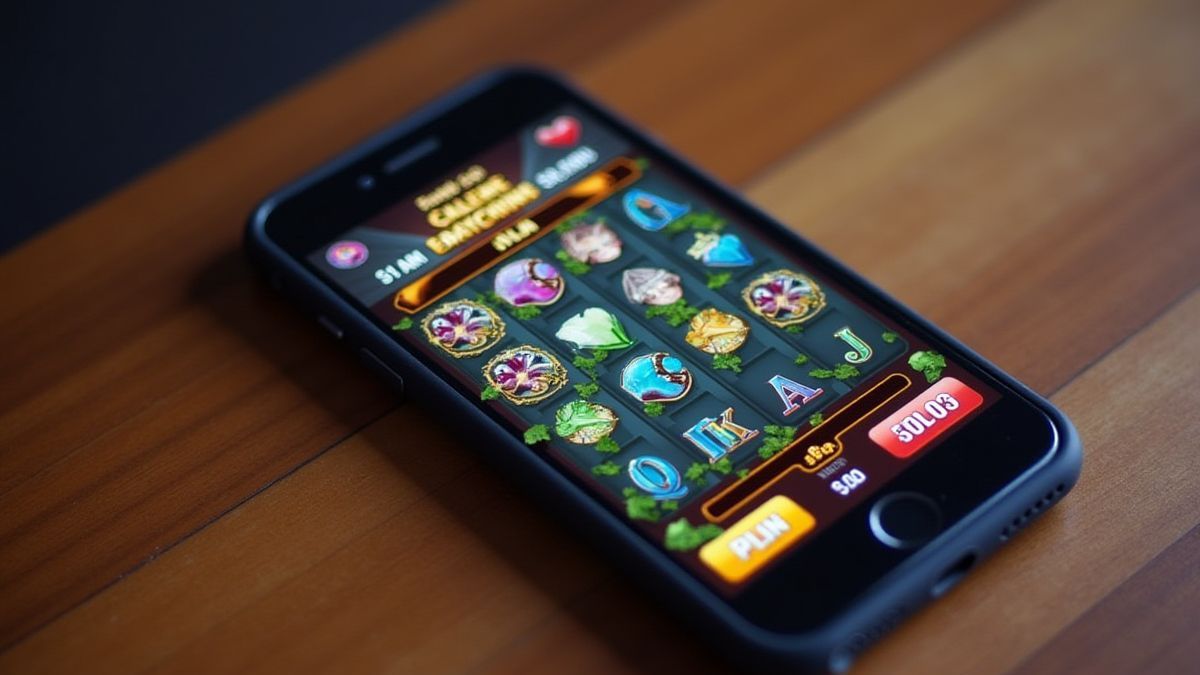 Interface amigável do jogo Maze: Desejo de Poder em um móvel.