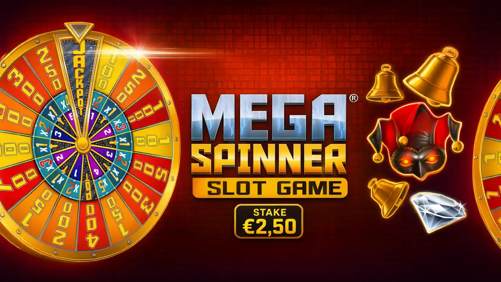 Mega Spinner Slot - €2,50 bet