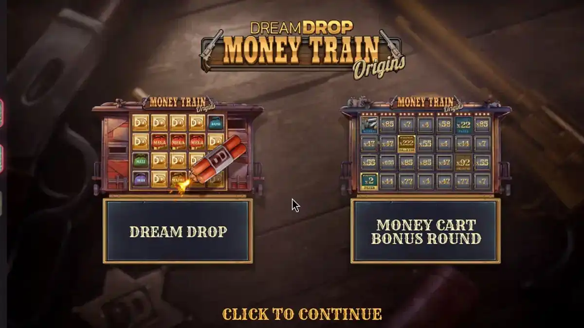 Money Train Origins Dream Drop Slot jackpot feature