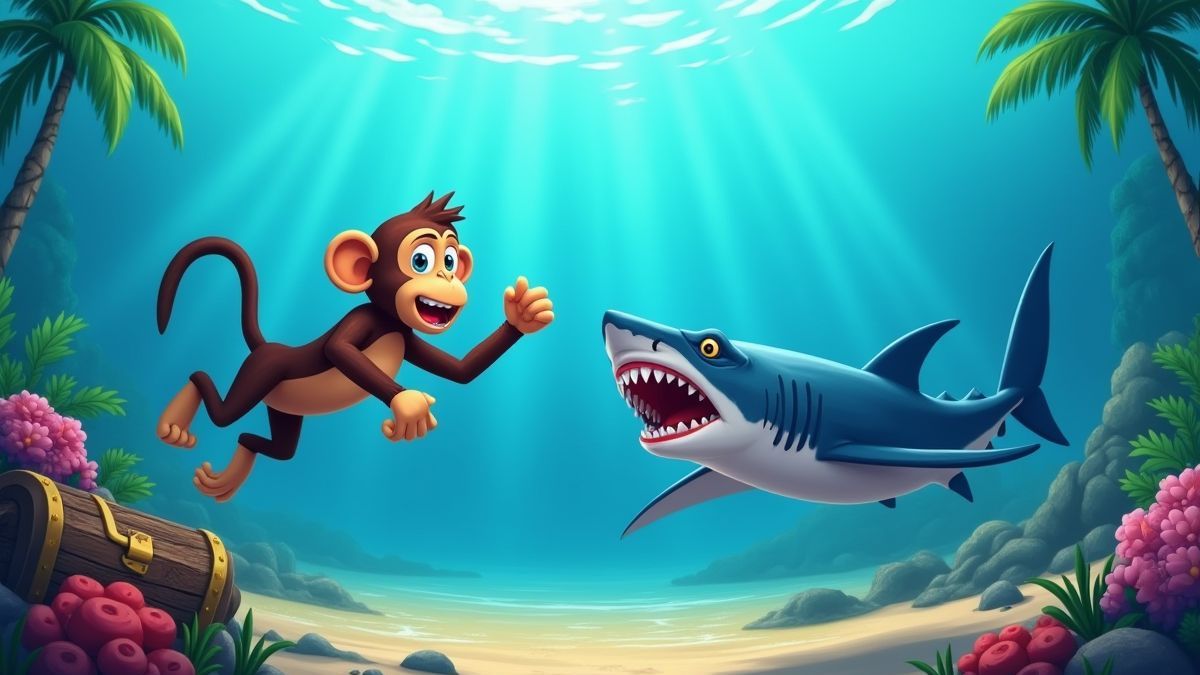 Monkeys VS Sharks