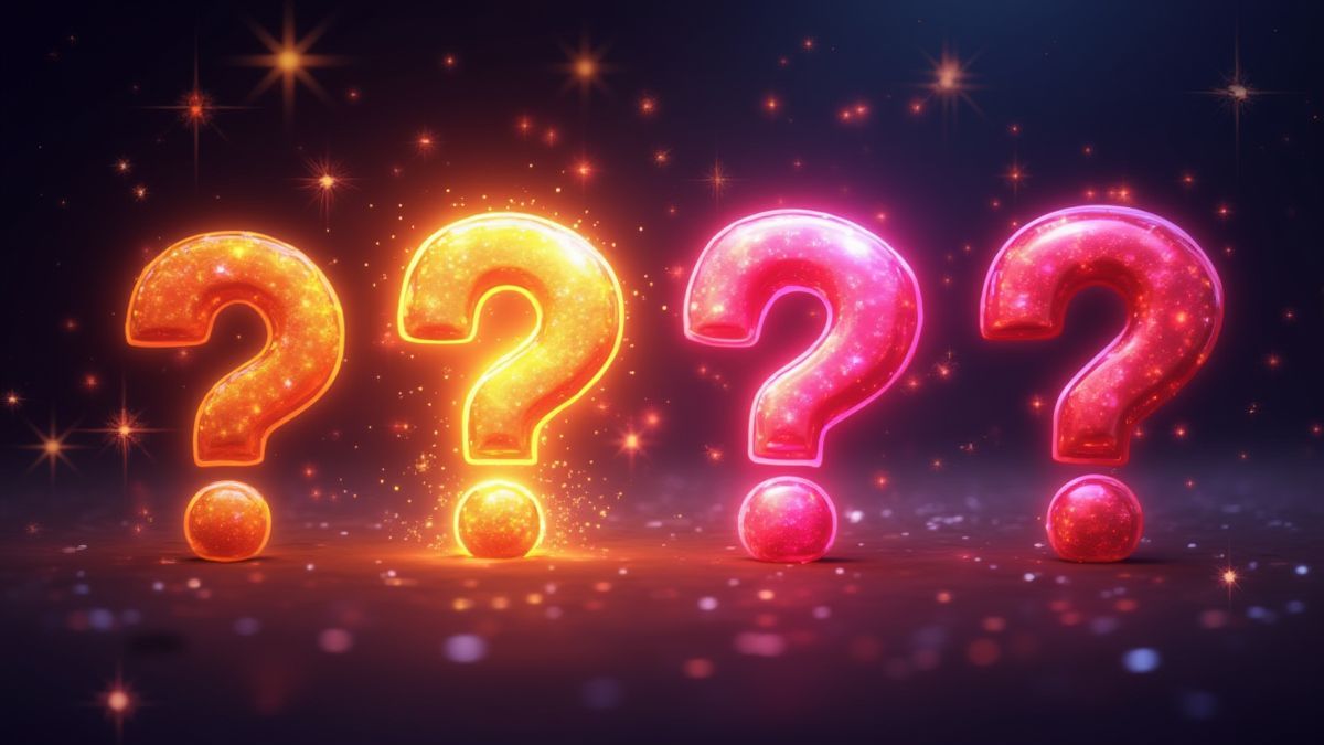 Símbolo misterioso resplandeciente transformándose en un símbolo ganador.