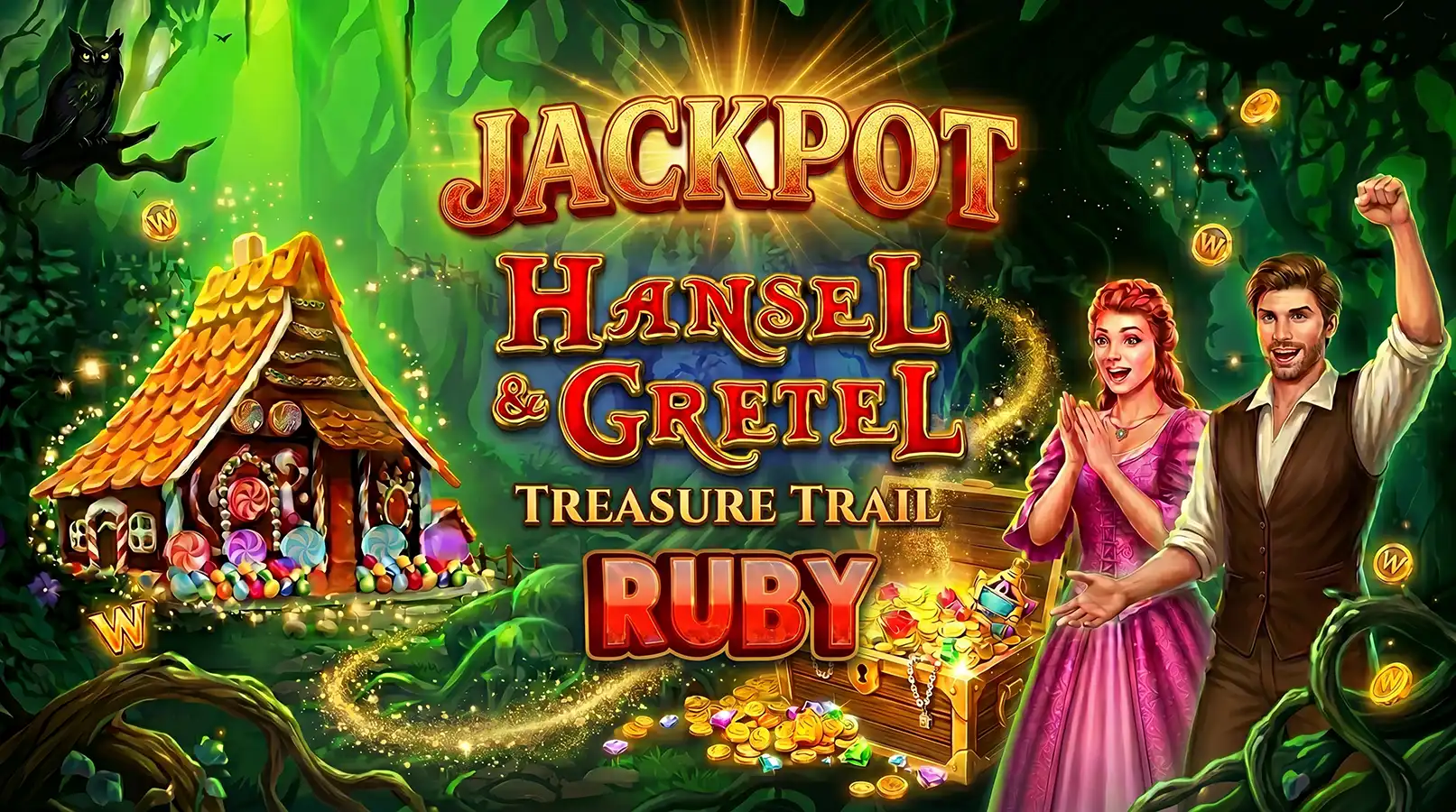 Hansel and Gretel Treasure Trail - Ruby Jackpot