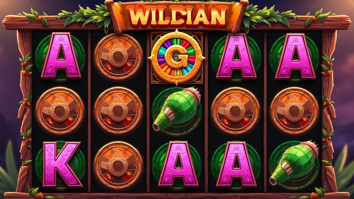 Locked wilds on colorful reels