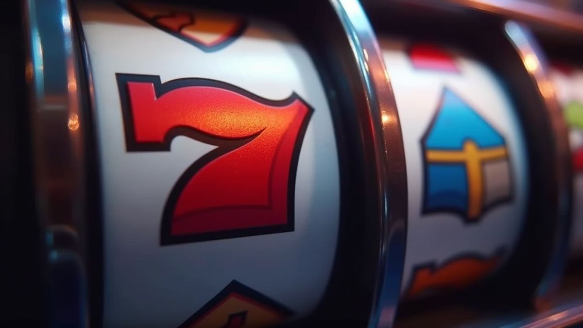 Slot-Walzen, die sich bewegen, um Gewinnkombinationen zu verbessern.