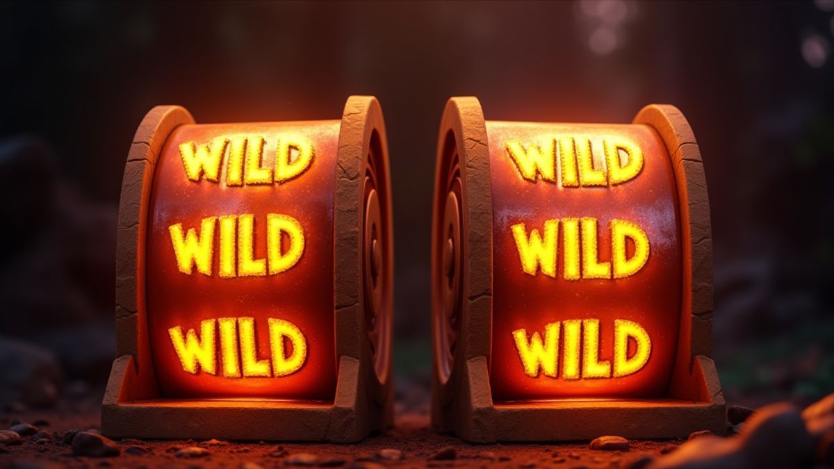 Rolos cheios de símbolos Wild na Slot Razortooth.