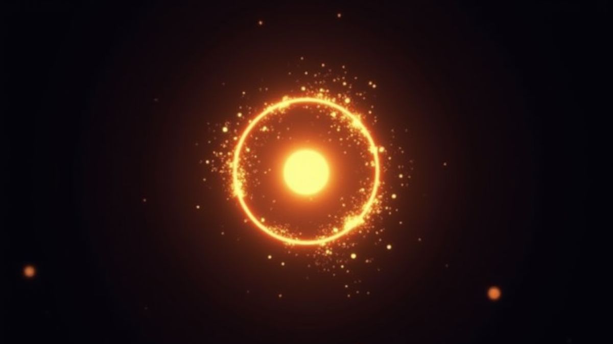 Símbolo Scatter brillante rodeado de destellos en un fondo oscuro.