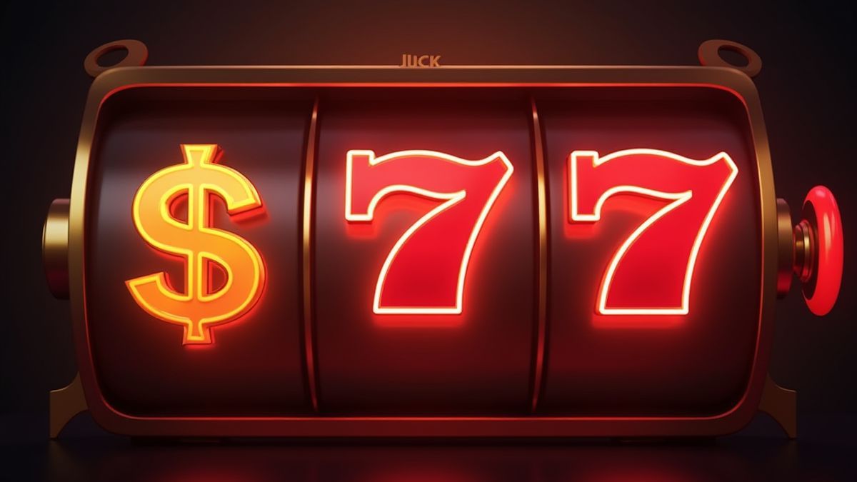 Dollar symbols and 7s shining on the reels.