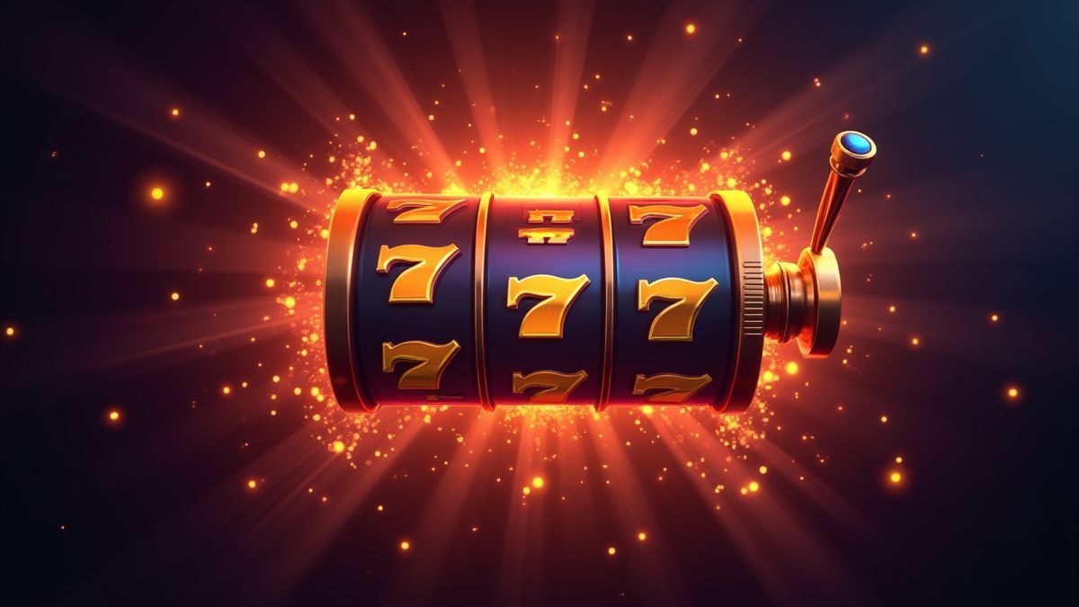 Carretes de slot con símbolos expansivos brillando.