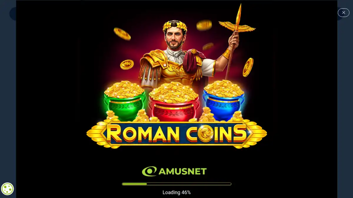 Carrusel de juego de la tragaperras Roman Coins