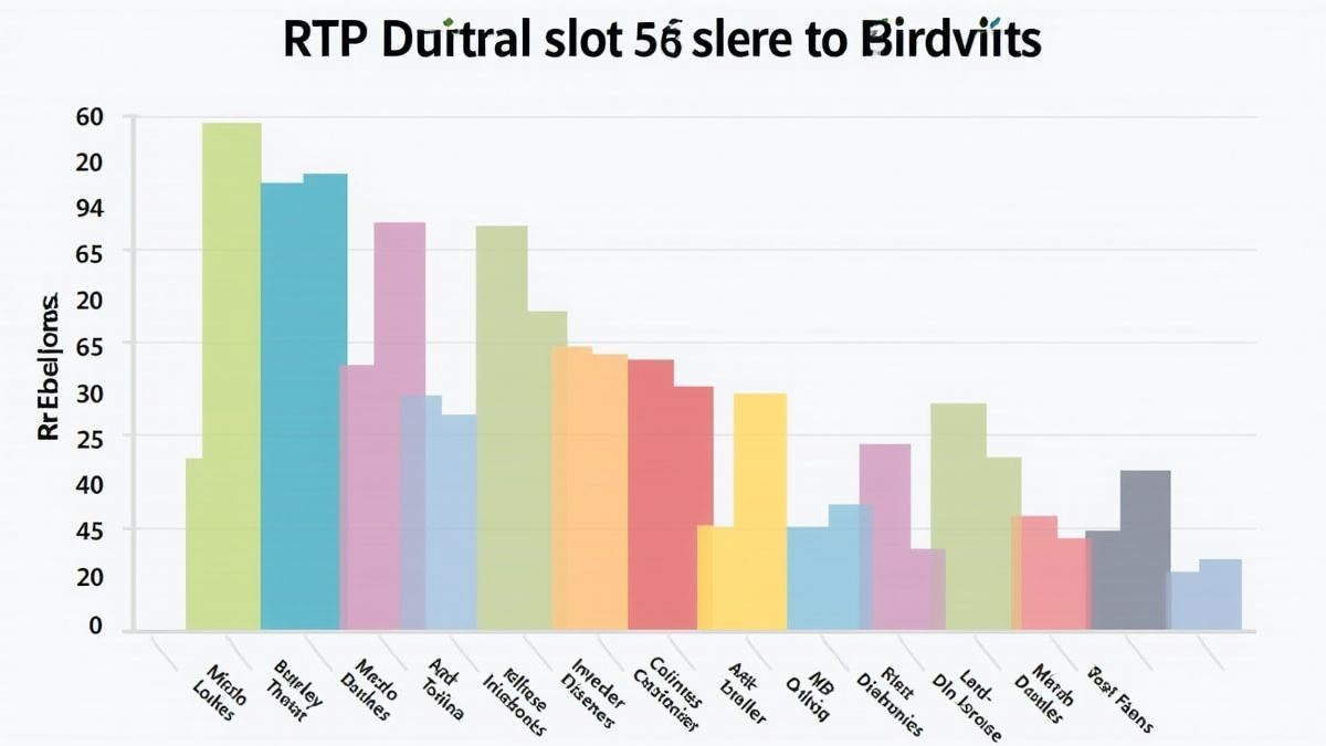Graphique comparatif du RTP de différentes machines à sous
