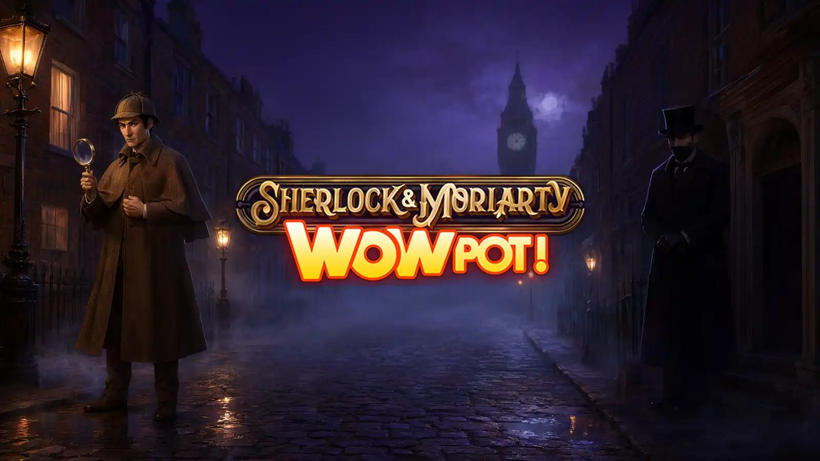 Sherlock and Moriarty WowPot Slot