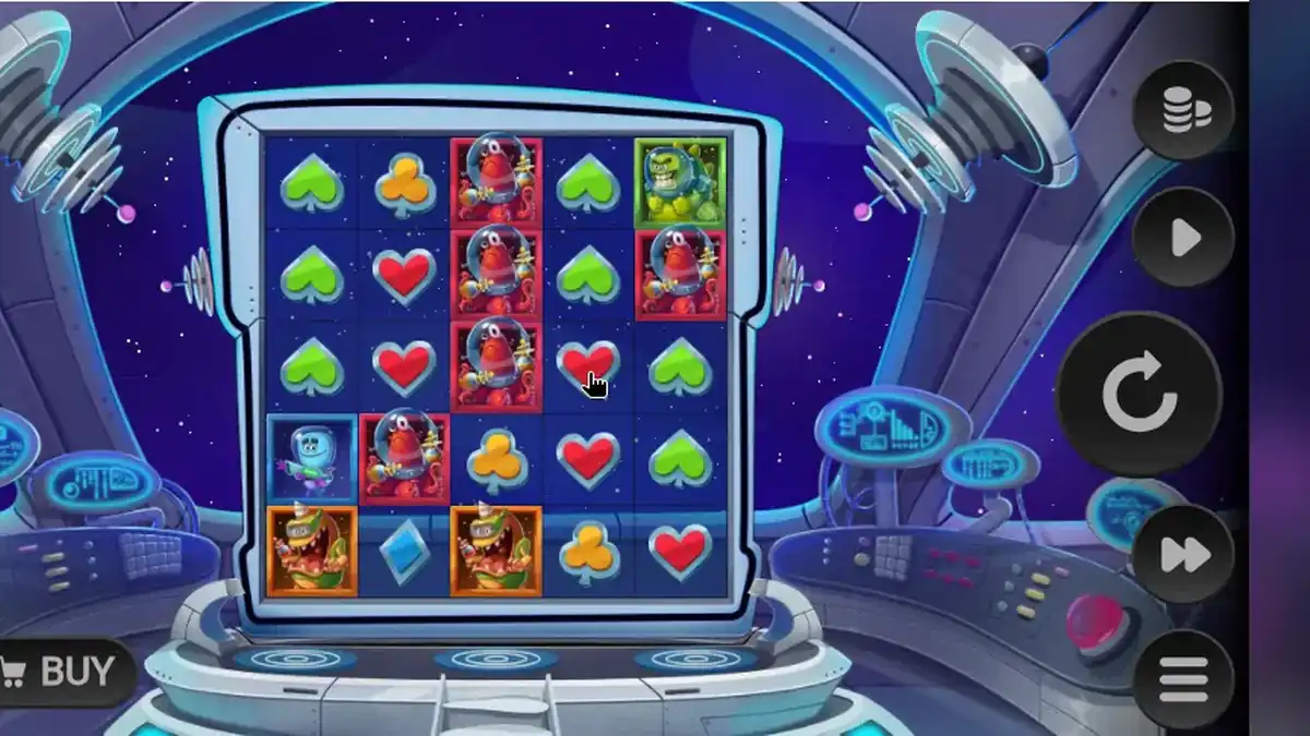 Space Attacks Dream Drop Slot base game