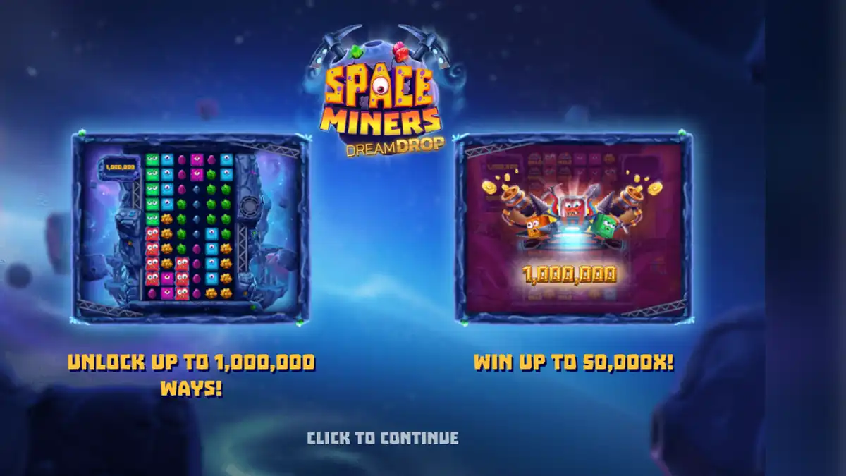 Deslizador 01 de la tragaperras Space Miners Dream Drop