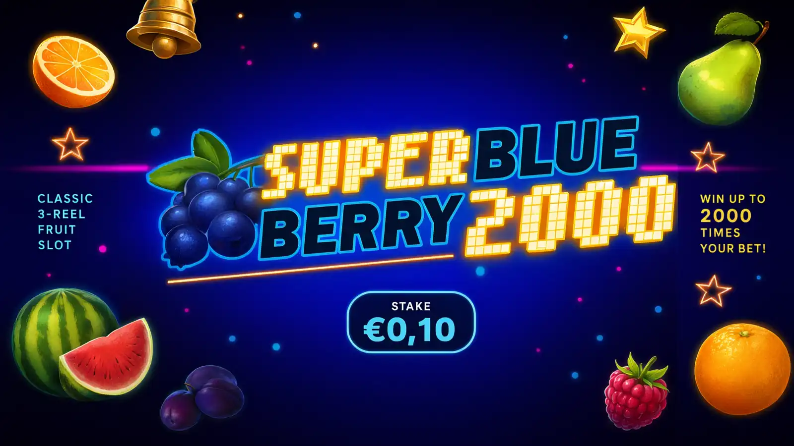 Super BlueBerry - €0,10 bet