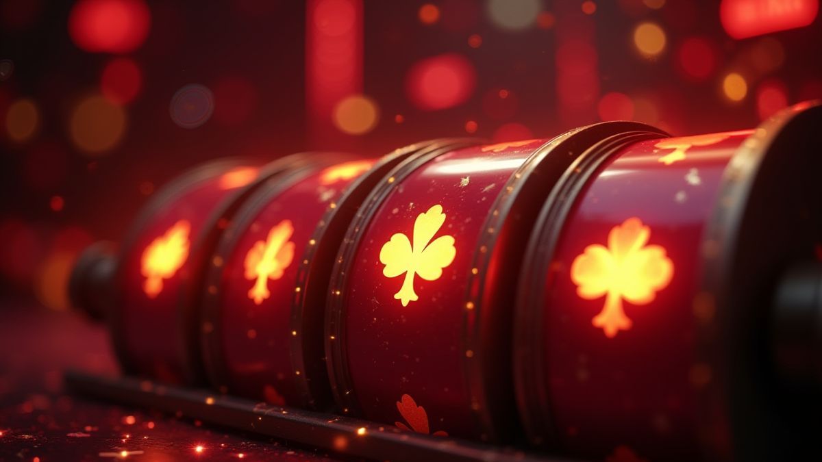 Symboles scatter brillants sur les rouleaux du casino.