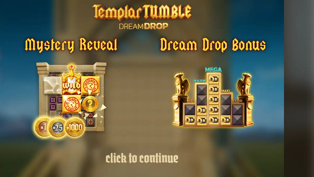 Templar Tumble Dream Drop Slot Slider 01