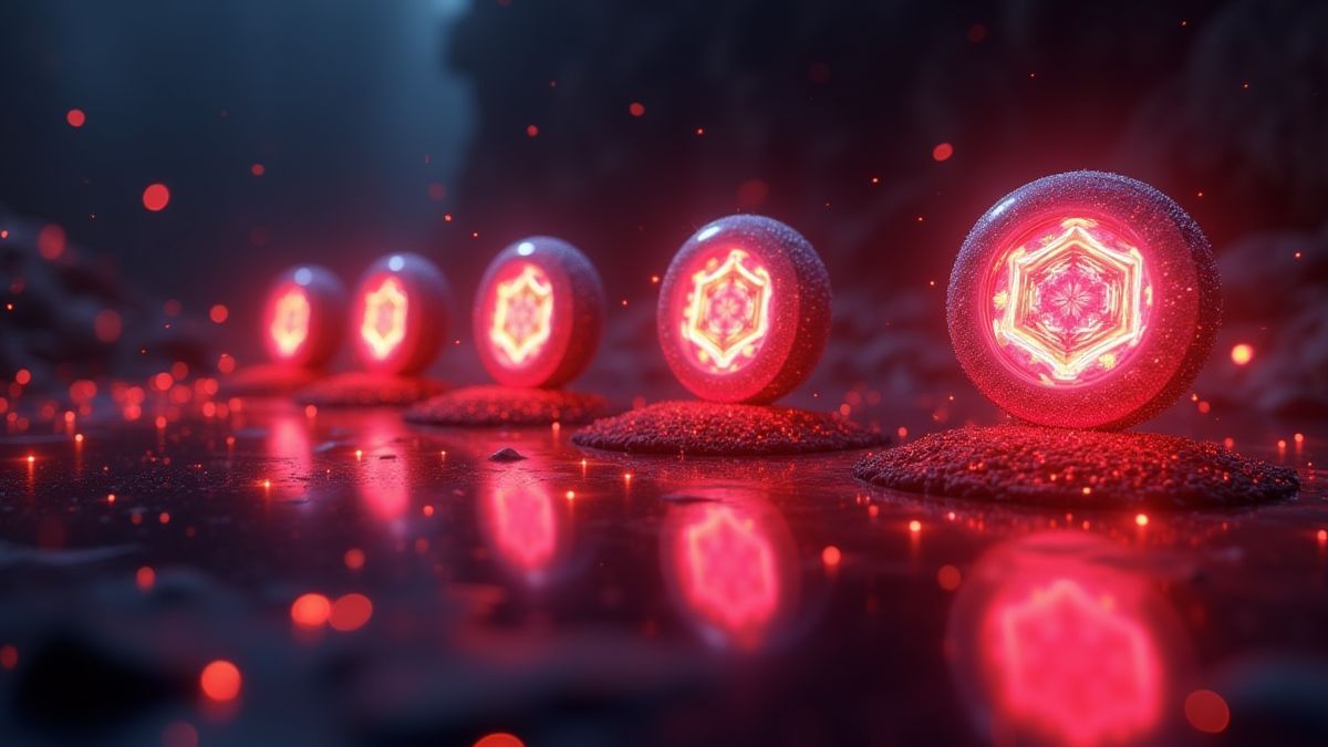 Glanzende Scatter-symbolen in de gokkast.