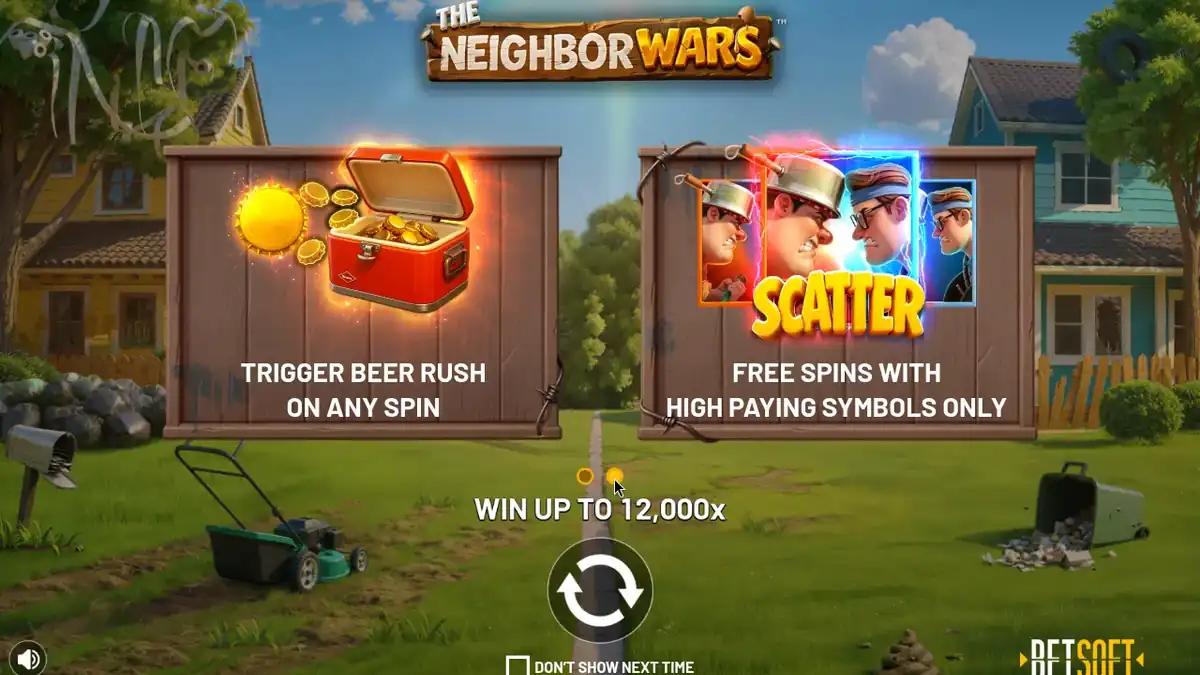 Introducción a Beer Rush y los giros gratis de The Neighbor Wars