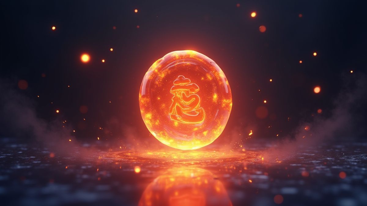 Ein leuchtendes Siegel, das magische Kräfte entfesselt