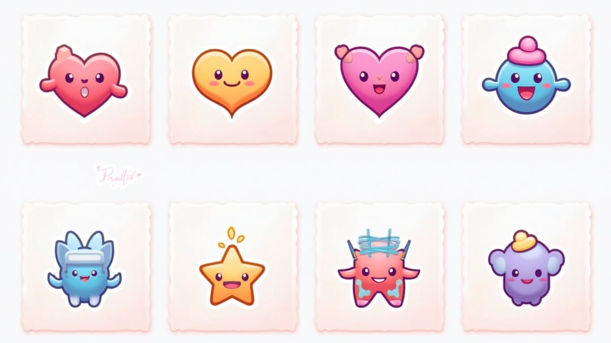 Cartoon-style interface with vibrant symbols and Japanese characters.