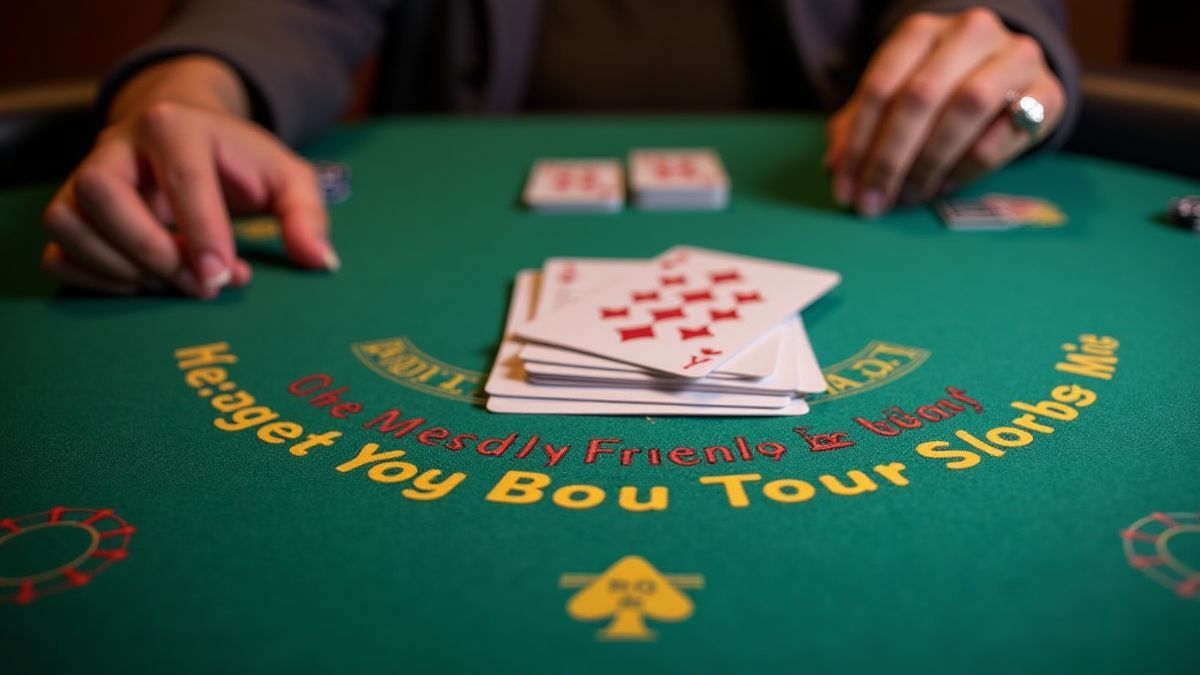 Guía para principiantes sobre una mesa de blackjack.