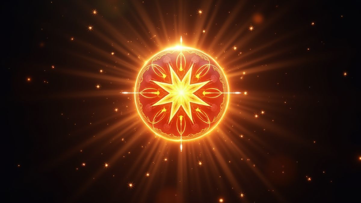 Magisches Scatter-Symbol umgeben von Glitzern.