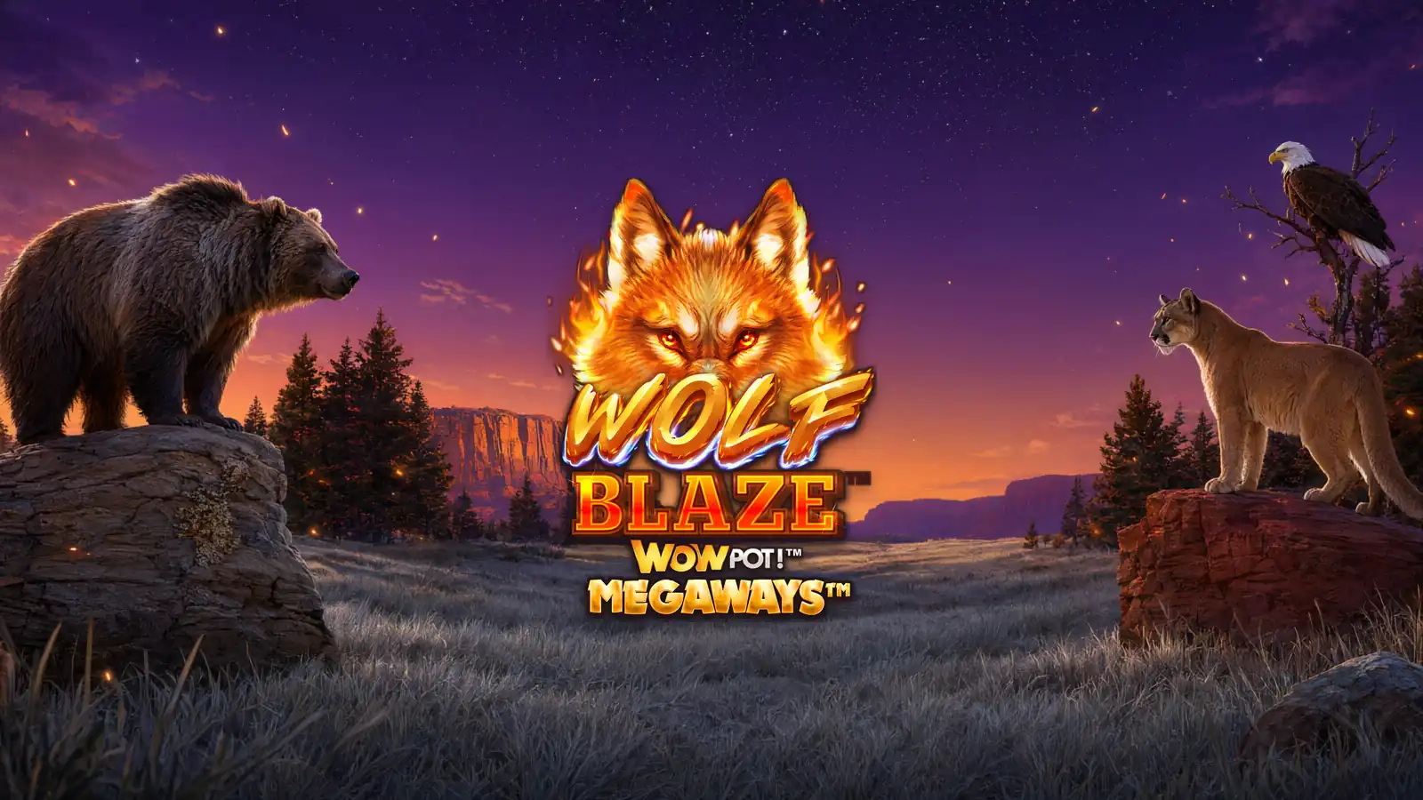 Wolf Blaze WOWPOT! Megaways Slot