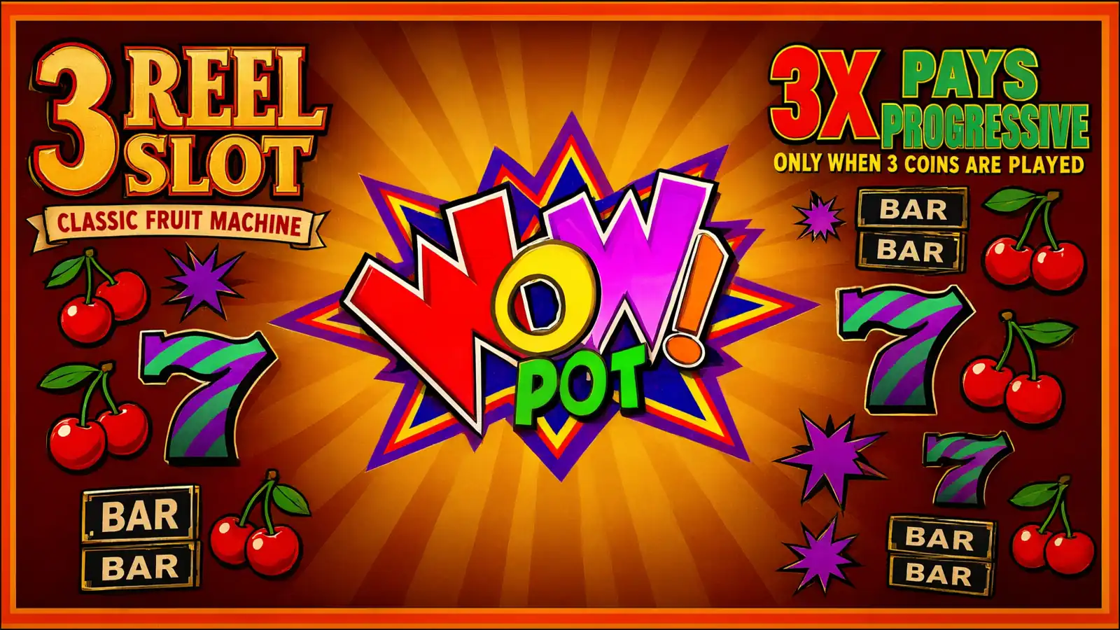 Wow Pot 3 Reel Slot