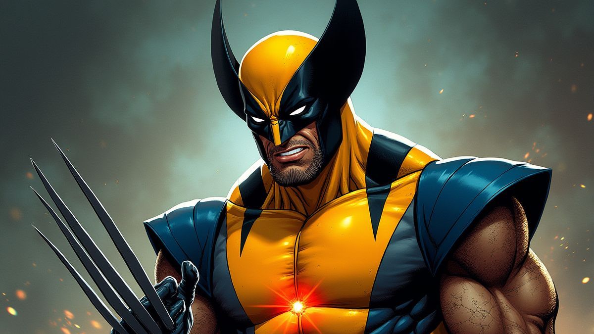 Wolverine bereit für das Spiel